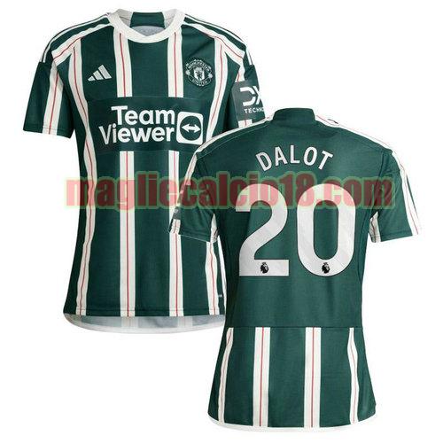 maglia manchester united 2023-2024 dalot 20 seconda