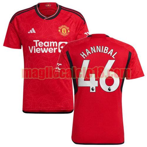 maglia manchester united 2023-2024 hannibal 46 prima