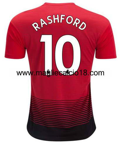 maglia manchester united Rashford prima divisa 2018-2019