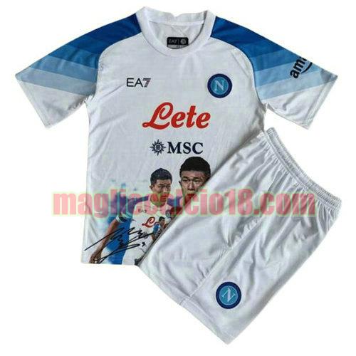 maglia napoli 2023-2024 bambino championship image board portiere no. 3