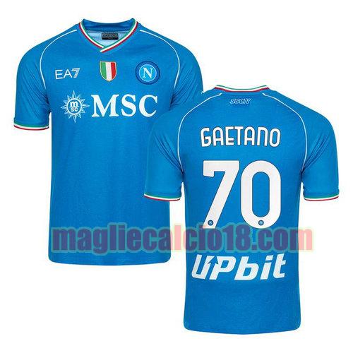 maglia napoli 2023-2024 gaetano 70 prima