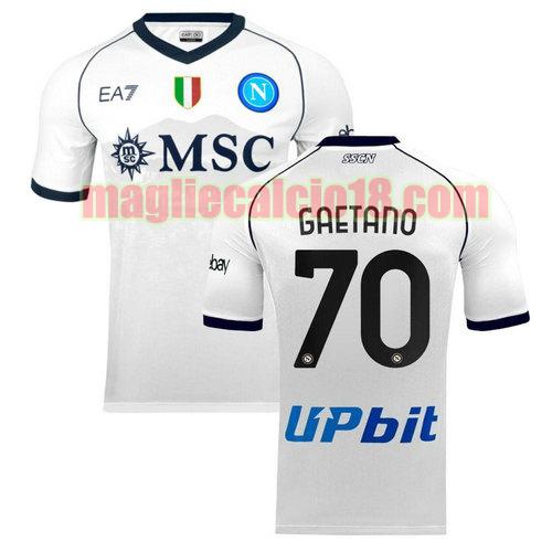 maglia napoli 2023-2024 gaetano 70 seconda