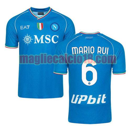 maglia napoli 2023-2024 mario rui 6 prima