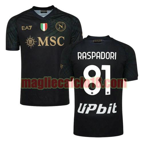 maglia napoli 2023-2024 raspadori 81 terza