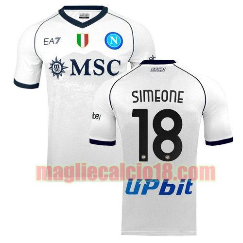 maglia napoli 2023-2024 simeone 18 seconda