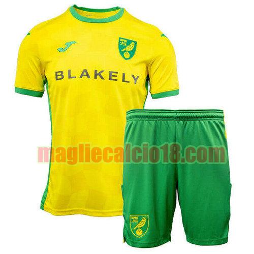 maglia norwich city 2024-2025 bambino prima