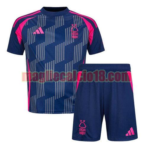 maglia nottingham forest 2024-2025 bambino seconda