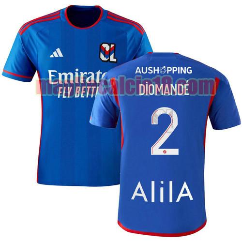 maglia olympique lione 2023-2024 diomande 2 terza