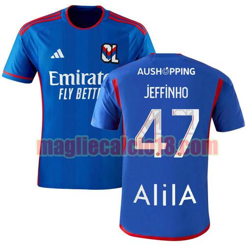 maglia olympique lione 2023-2024 jeffinho 47 terza