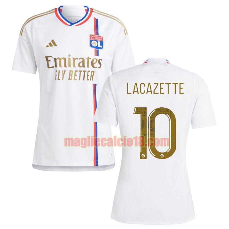 maglia olympique lione 2023-2024 lacazette 10 prima