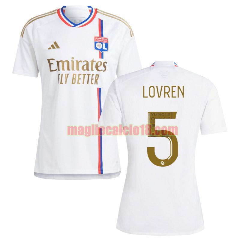 maglia olympique lione 2023-2024 lovren 5 prima