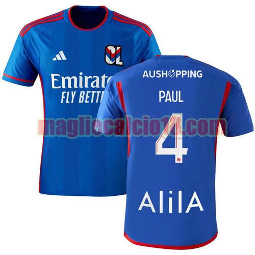 maglia olympique lione 2023-2024 paul 4 terza