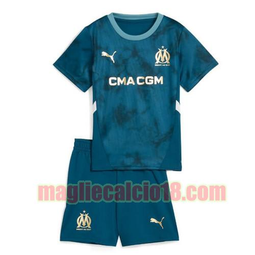 maglia olympique marsiglia 24-25 bambino seconda