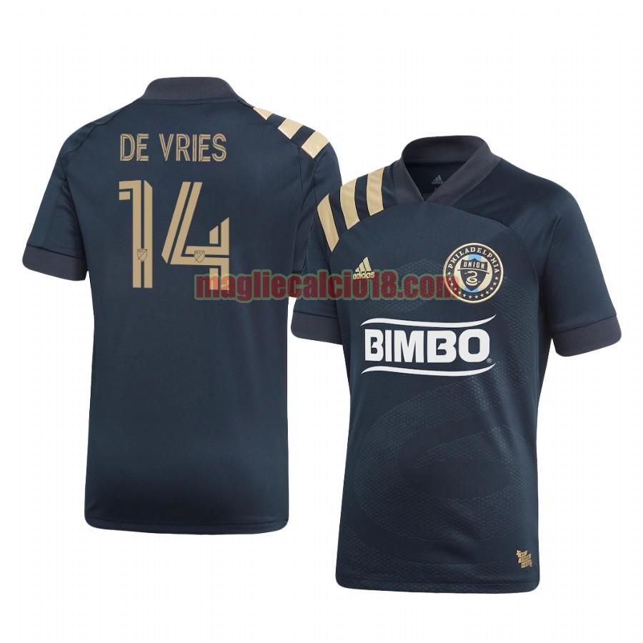 maglia philadelphia union 2020-2021 prima jack de vries 14