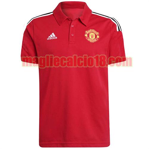 maglia polo manchester united 2021-22 rosso