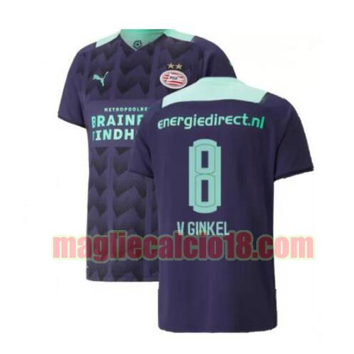 maglia psv eindhoven 2021-2022 seconda v ginkel 8