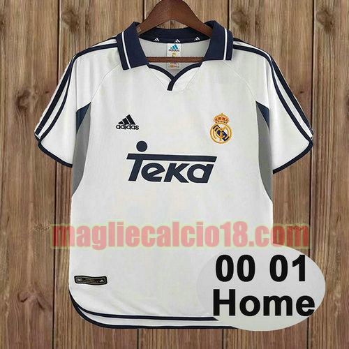 maglia real madrid 2000 2001 prima