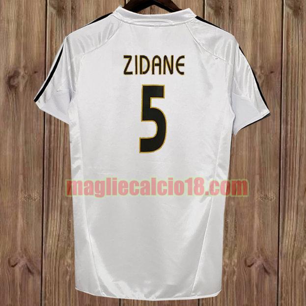 maglia real madrid 2004-2005 prima biancazidane 5