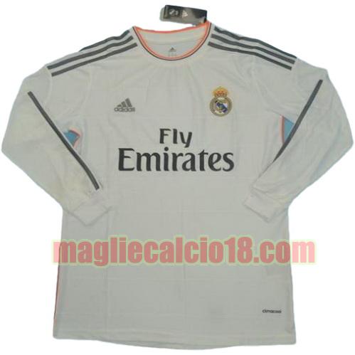 maglia real madrid 2013-2014 prima divisa manica lunga