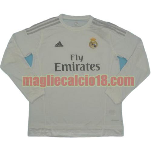 maglia real madrid 2015-2016 prima divisa manica lunga