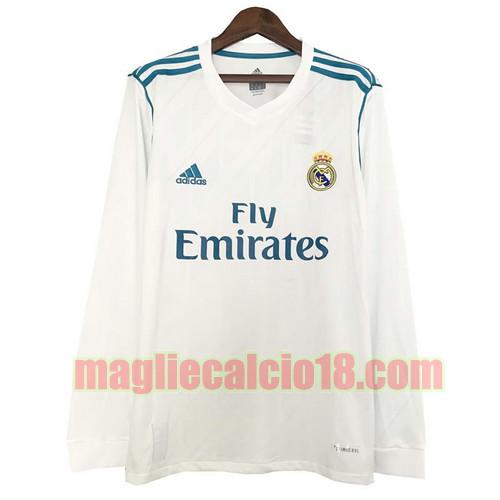 maglia real madrid 2017-2018 manica lunga prima