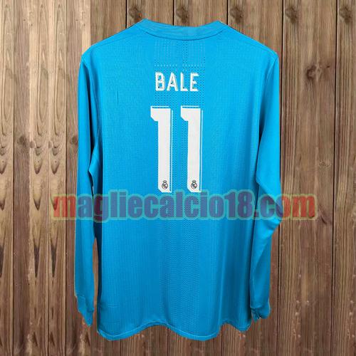 maglia real madrid 2017-2018 terza bale 11 manica lunga