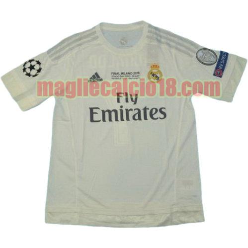 maglia real madrid ucl 2015-2016 prima divisa manica corta