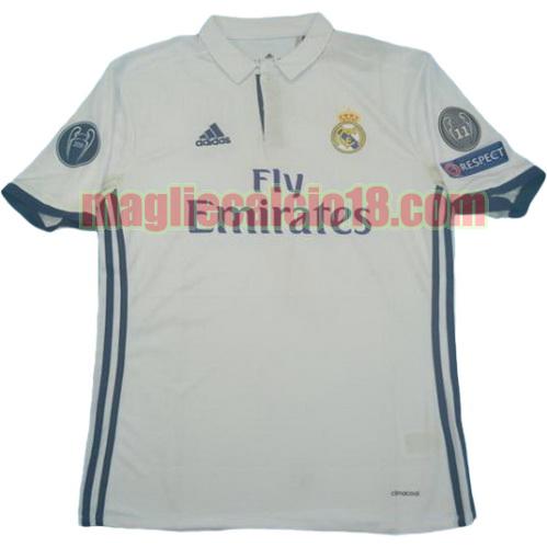 maglia real madrid ucl 2016-2017 prima divisa manica corta