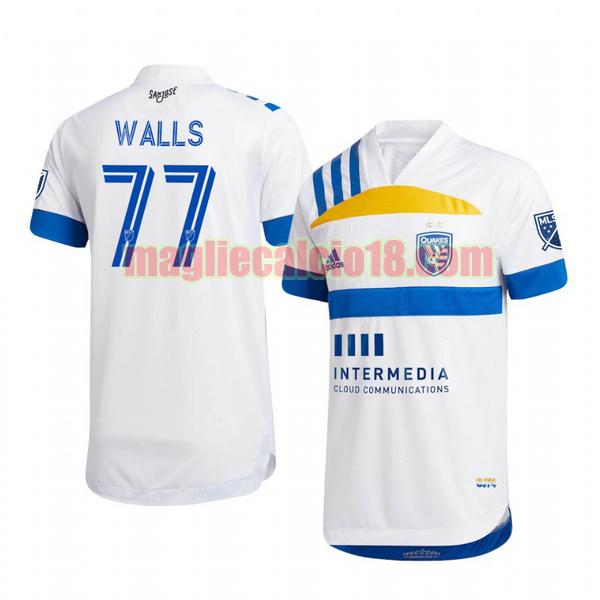 maglia san jose earthquakes 2020-2021 seconda casey walls 77