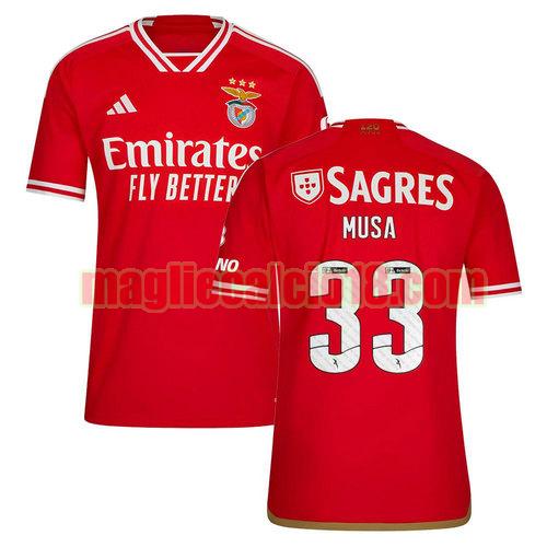 maglia sl benfica 2023-2024 musa 33 prima