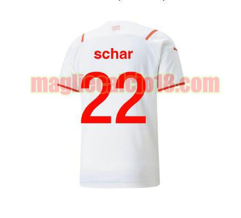 maglia svizzera 2021-2022 seconda schar 22