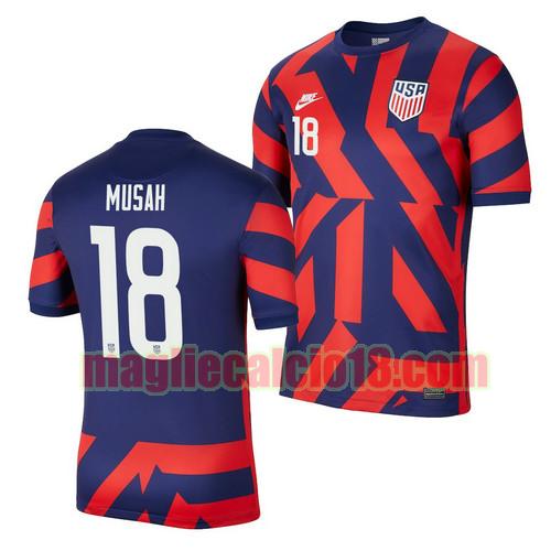 maglia usa 2021-2022 seconda yunus musah 18