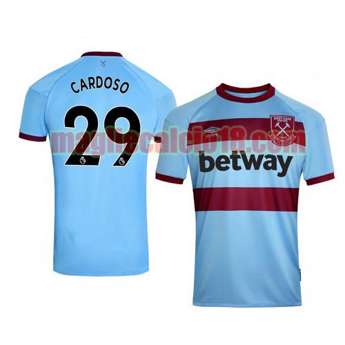 maglia west ham united 2020-2021 seconda goncalo cardoso 29