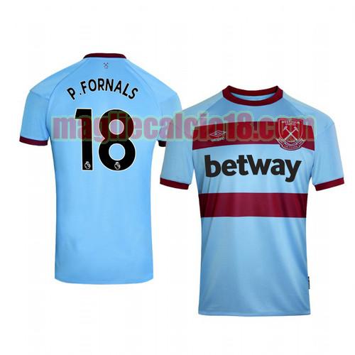 maglia west ham united 2020-2021 seconda pablo fornals 18