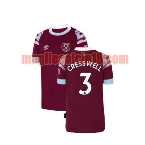 maglia west ham united 2022-2023 prima cresswell 3