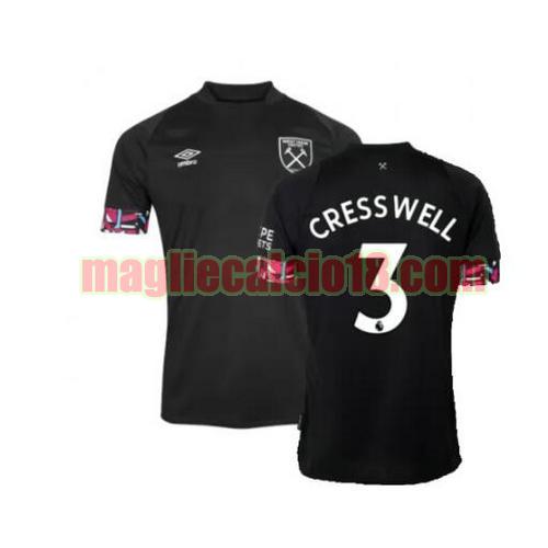 maglia west ham united 2022-2023 seconda cresswell 3