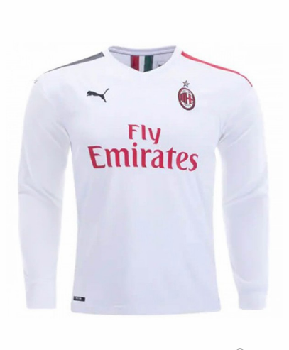 seconda divisa maglia ac milan mancia lunga 2019-2020