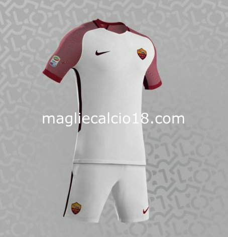 seconda divisa maglia as roma 2017-2018