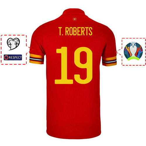 prima divisa maglia Galles t roberts 2020-2021