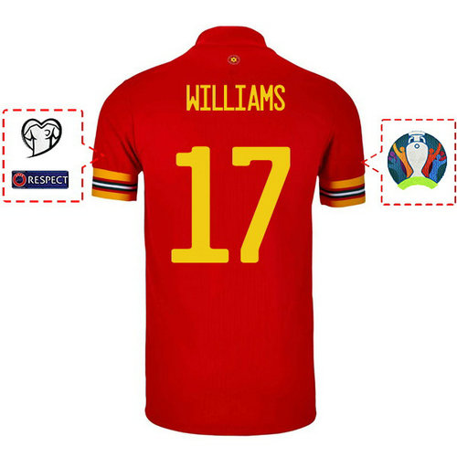 prima divisa maglia Galles williams 2020-2021