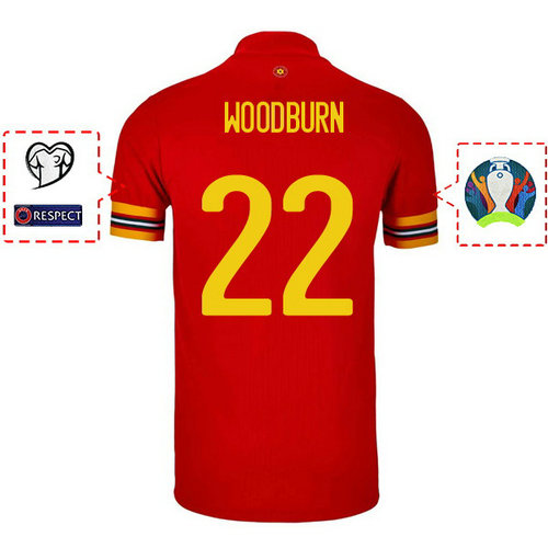 prima divisa maglia Galles woodburn 2020-2021