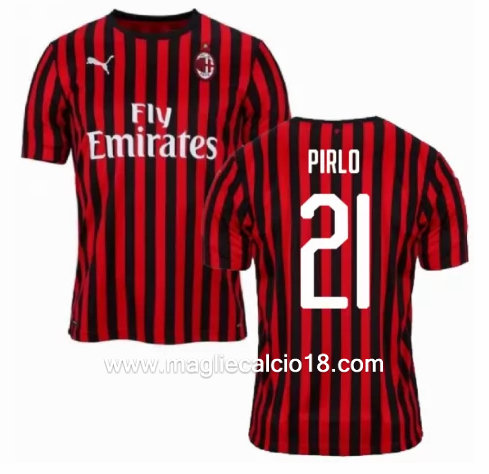 Prima divisa maglia ac milan PIRLO 2019-2020