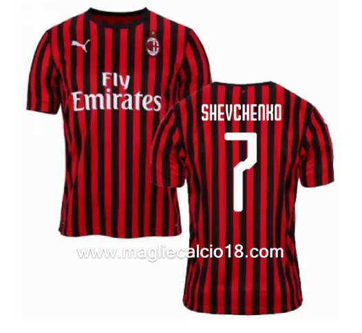 Prima divisa maglia ac milan SHEVCHENKO 2019-2020