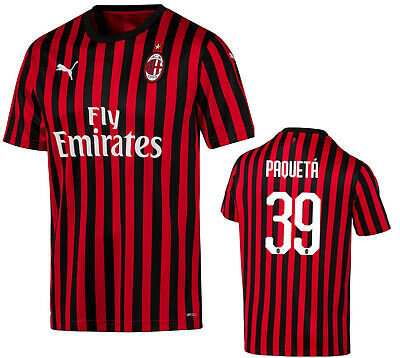 Prima divisa maglia ac milan paoueta 2019-2020