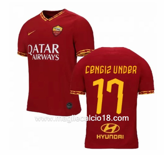 Prima divisa maglia as roma de CENGIZ UNDER 2019-2020