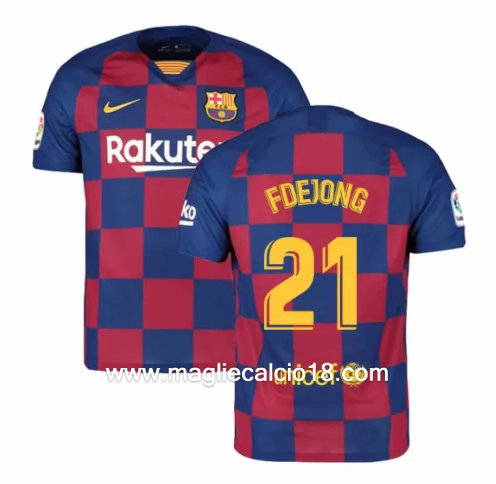 Prima divisa maglia barcellona F De Jong 2019-2020