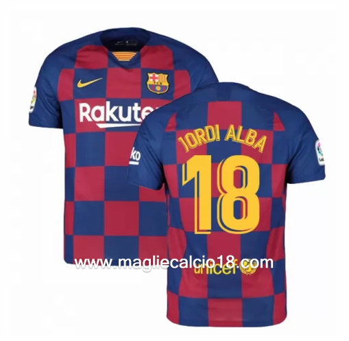 Prima divisa maglia barcellona JORDI ALBA 2019-2020