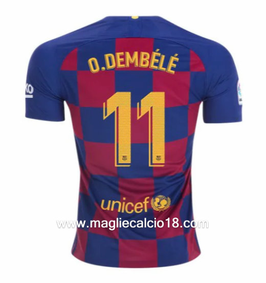 Prima divisa maglia barcellona ousmane dembele 2019-2020