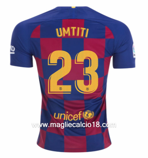 Prima divisa maglia barcellona samuel umtiti 2019-2020