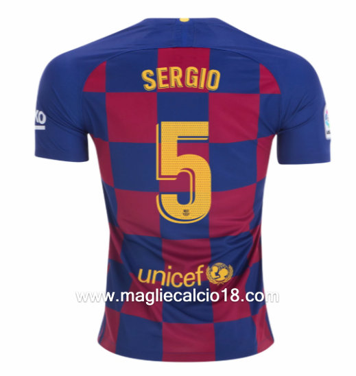 Prima divisa maglia barcellona sergio busquets 2019-2020